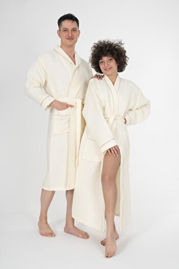 VAROL Chaos Series - Shawl Collar Pique and Bathrobe Dressing Gown