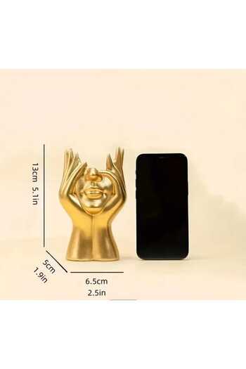 rakaymu Abstract Hand Face Vase 13 cm