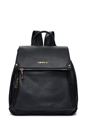 Derimod Women's Black Casual Backpack 25Abd2455Ft