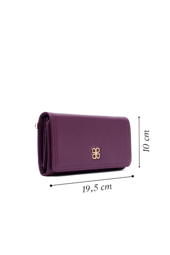 Derimod Women's Purple Strap Detailed Wallet 000A2D561318