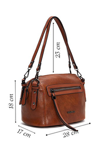 Derimod Women's Tan Long Strap Crossbody Bag 25Abd260318