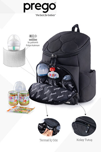 Prego Montana Baby Care Bag Black 3084