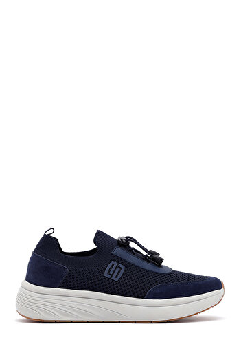 Derimod Zero Men's Navy Blue Thick Soled Fabric Sneaker 25Sfd69506F