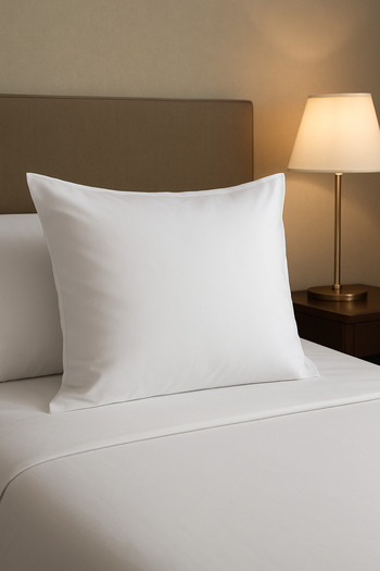 MEŞELİ TEKSTİL 2 Pieces Plain Organic Cotton Satin Pillowcase 50X70 Premium |   Quick Drying Durable