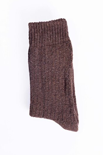 Tudors Thick Cut Brown Men's Winter Socks