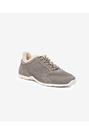 Greyder Women's Gray Genuine Leather Sports Shoes 5K2Ua34450