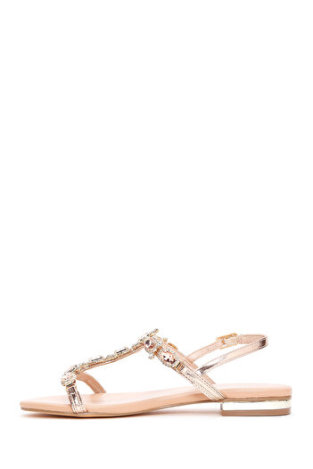 Derimod Women's Beige Stone Sandals 25Sfd 440514