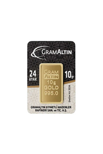 İar AgaKulche 10 gr 995 24 Ayar Külçe Altın