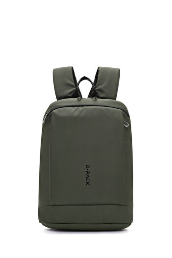 Derimod D-Pack Unisex Green Fabric Backpack 23Sbd30096F