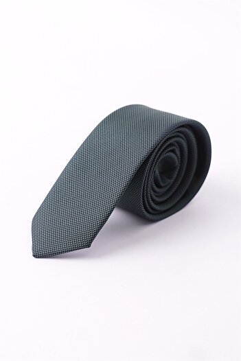 Tudors Self-Patterned Plain Men's Green Tie