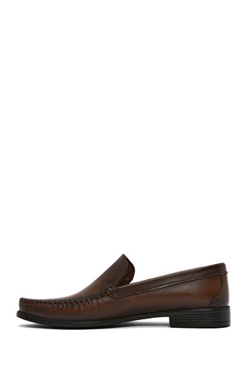 Derimod Men's Brown Genuine Leather Casual Penny Loafer Shoes Casual Daily Shoes 25Sfd754018