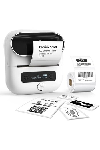 ILA PRODUCT M220 portable label printer, 2200mAh, fast charging, white