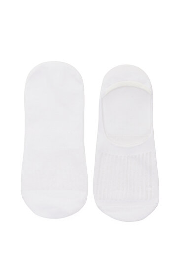 Derimod White Cotton Women's Socks - 000A2C40076F