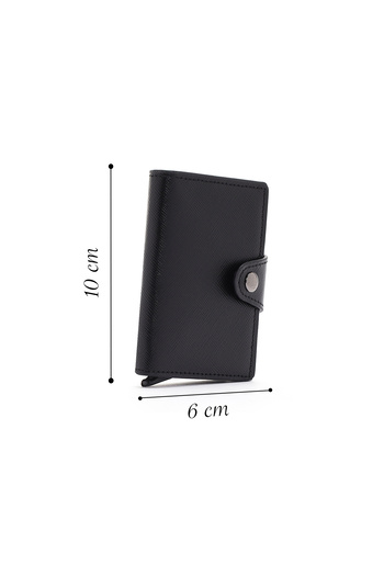 Derimod Men's Black Mechanism Card Holder 000A2D3117Cv