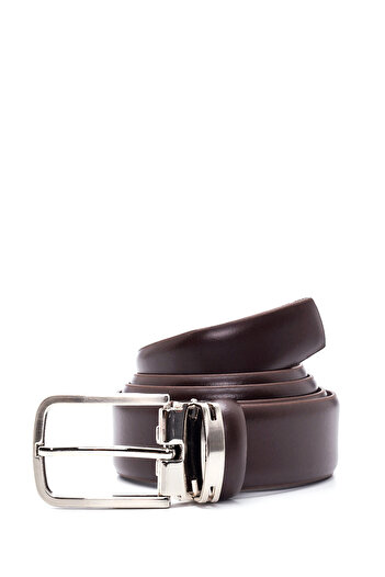Derimod Men's Brown Leather Belt 000A2D1302218