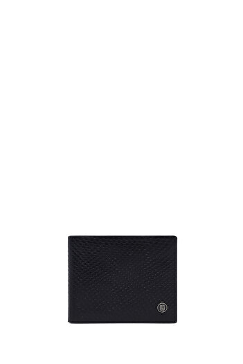 Derimod Men's Black Leather Wallet 000A2D308326