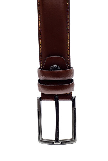 Derimod Men's Tan Leather Belt 000A2D1201018