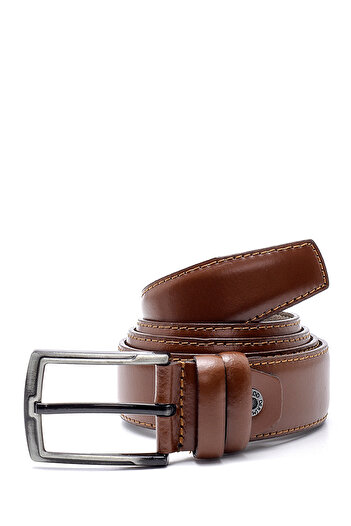 Derimod Men's Tan Leather Belt 000A2D1201018