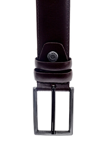Derimod Men's Brown Leather Belt 000A2D1201018