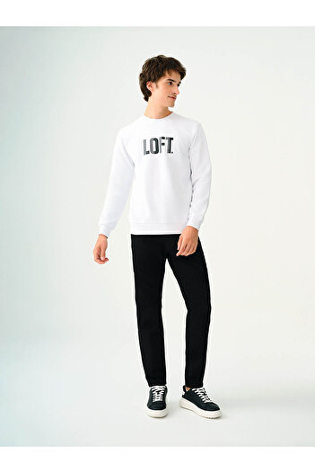 Loft White Men's Sweatshirt Lf2037363