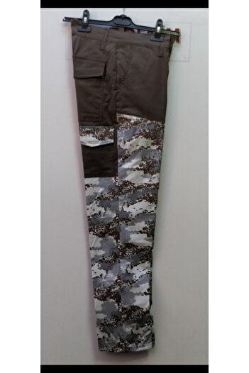 BeyzDenim Coffee Snow Pattern Hunting Hiking Biker Hunting Plus Size Pants