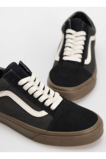 Vans VN000D5NBMA1-Old Skool Siyah Deri Erkek Lifestyle Ayakkabı