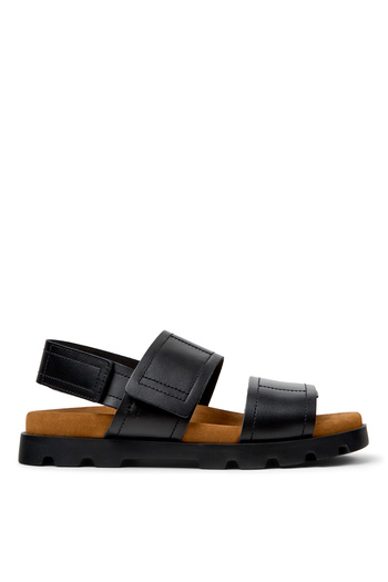 CAMPER Leather Black Men's Sandals Brutus Sandal