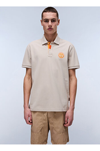 Napapijri NP0A4ID3N1P1-E-CLANIS SS Gri Relaxed Erkek T-Shirt