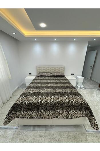 Shopyteks Single Quilted Multi-Purpose Cover Set 160X240 |   Dowry Set |   Dowry Team |   Leopard | Cotton