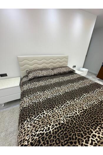 Shopyteks Single Quilted Multi-Purpose Cover Set 160X240 |   Dowry Set |   Dowry Team |   Leopard | Cotton