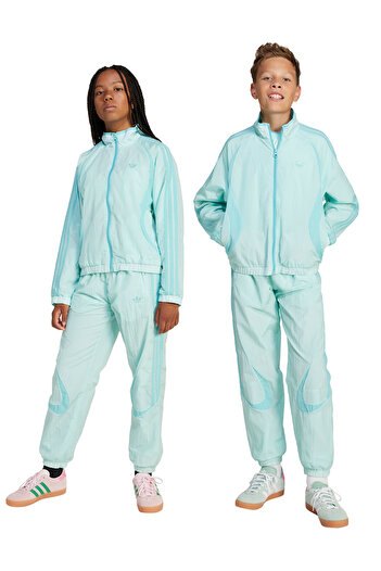 adidas Children's Turquoise Sweatpants Woven Trackpant Jc7887