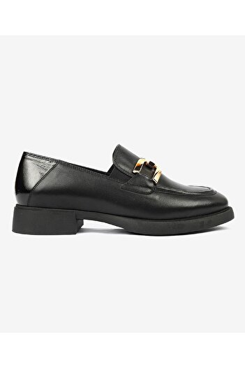 Greyder 59120 Zn Leather Comfort Classic Oxford Women's Shoes Black