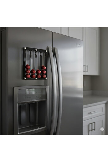 TREND Black Nespresso & Jacobs Compatible Capsule Coffee Stand (WITH MAGNET, 20 CAPSULES CAPACITY)