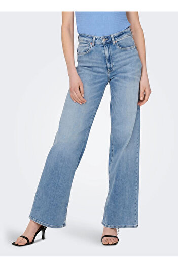 ONLY Onlmadison Blush Hw Wide Dnm Cro371 Noos Pantaloni jeans pentru femei 15282975