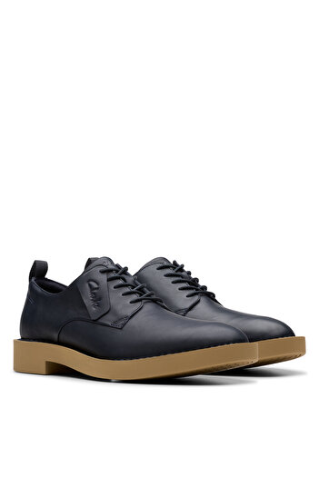 CLARKS Deri Lacivert Erkek Günlük Ayakkabı Martock Lace