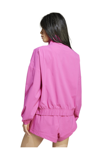 adidas Jp4191 W Z.N.E. Wv Tt Pink Regular Straight Women's Zip Jacket