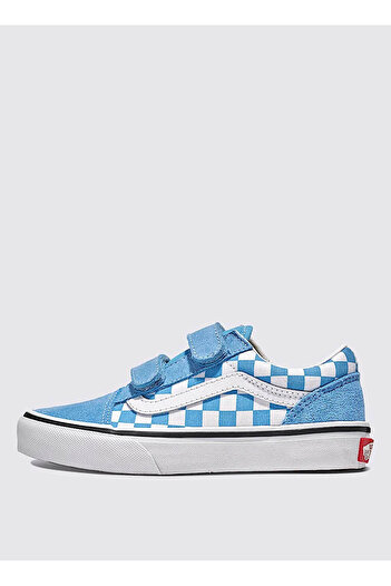 Vans Mavi Erkek Çocuk Deri Yürüyüş Ayakkabısı VN000CYDE2W1-Old Skool V