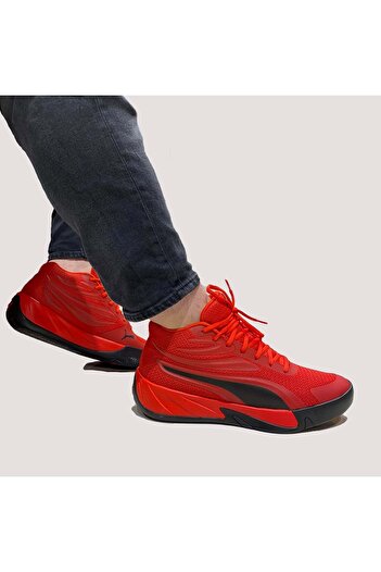Puma Court Pro Men's Basketball Shoes - Red - 44