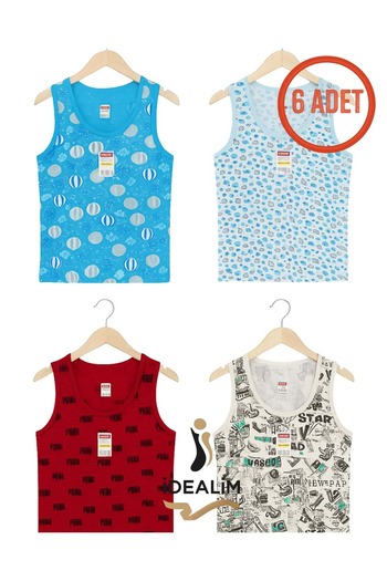 Doruk 6Li Erk Children's Emp Patterned T-Shirt