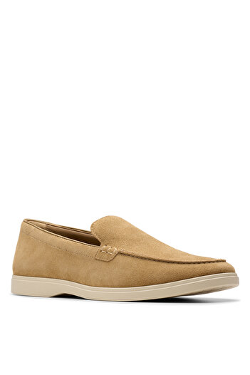 CLARKS Süet Koyu Kum Erkek Günlük Ayakkabı Torford Easy Dark