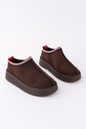 meyra'nın ayakkabıları Women's Brown Fur Mini Ankle Boots
