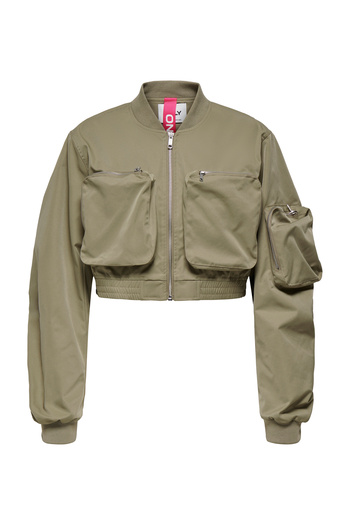 ONLY Light Green Women's Coat Onlsaga Bomber Cc Otw