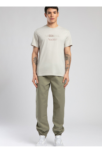 Lee Cooper Crew Neck Stone Men's T-Shirt 252 Lcm 242032 Desav Taş