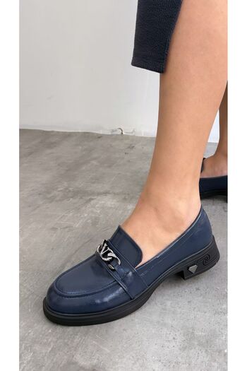 luuq shoes Dawis Buckle Detailed Women's Heeled Shoes