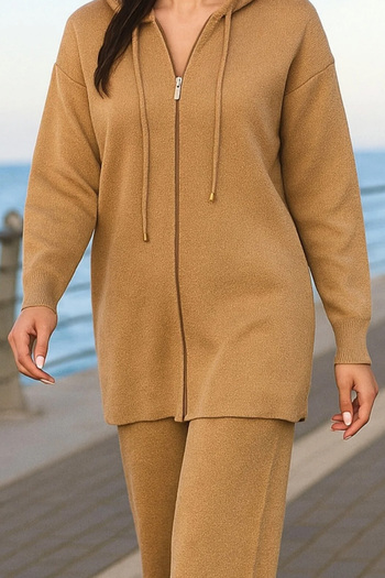 DAMGA Collection Women's Oversize Hooded Knitwear Set