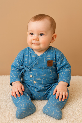 greenmoss Baby Muslin Jumpsuit