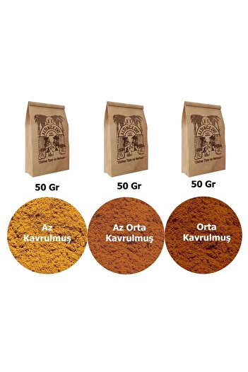 Altıncezve Günlük Taze Çekilmiş Türk Kahvesi Tanışma Paketi 3x50 Gr