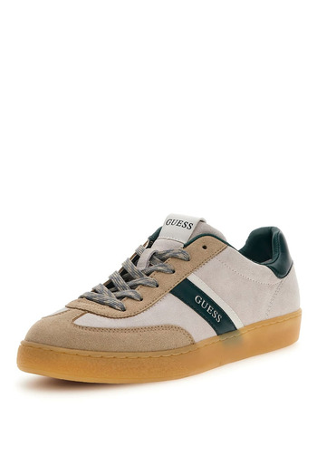 Guess White - Green Men's Sneaker Nola Iii