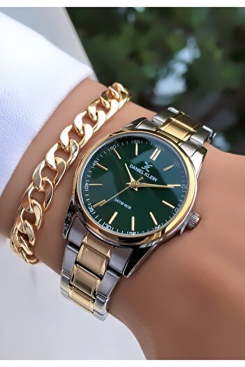 Daniel Klein Original Invoiced 2 Years Warranty 3Atm Waterproof Numerical Women's Wristwatch with Bracelet Gift