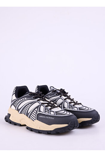 Armani Exchange Siyah-Beyaz Erkek Sneaker XUX238